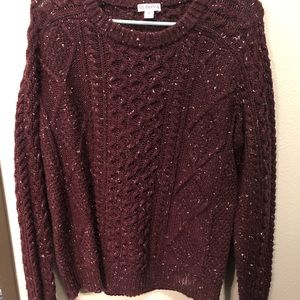 Purple Confetti Sweater